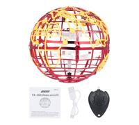 Horett Palla Volante Boomerang con Luci e Telecomando, Giostra a Mano con Aereo Hover, Giocattoli Cool per Ragazzi Ragazze Adolescenti (Rossa)