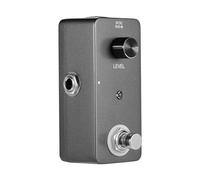 Horett Pedale loop station loop recorder Mini Looper 48K 24bit 5 minuti overdub illimitato USB shell in metallo controllo volume per chitarra e basso (Grigio scuro)
