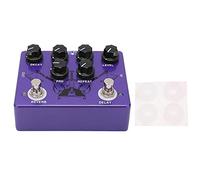 Horett Peggiore pedale effetti chitarra digitale Reverb Delay 2 in 1 True Bypass Strumento singolo Accessorio CP-80 per musicisti professionisti