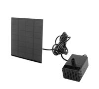 Horett Pompa per Fontana Solare, Ascensore da 120 Cm, in ABS Silenzioso, | Kit da Bagno per Uccelli, Costruzione in ABS, Uso di un Piccolo Laghetto, Decorazione della Piscina del Giardino,