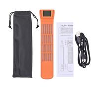 Horett Practical Trainer for Guitar Chords with Illuminate Screen Indicators Silent Portable Neck Corrector for Beginners Orange 10 inch