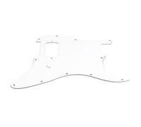 Horett PVC decorative Electric Guitar Pickguard, reliable protection for guitar, white color, lightweight, for playing performance (Bianco)