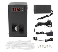 Horett Refrigeratore riscaldatore per acquario chiller acqua acquario di raffreddamento 120W termostato automatico display temperatura per vasca acqua dolce e marina (Spina UE 100-240 V)