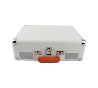 Horett Registra il giradischi vintage BT Phonograph USB 33/45/78 giri/min Supporto per dischi in vinile da 7/10/12 pollici Giradischi portatile con altoparlanti Ingresso d (Bianca)