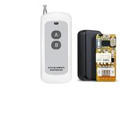 Horett Relè Modulo Ricevitore Wireless 433 MHz 1 Canale, 3,7 V-12 V | Interruttore di Controllo Remoto, PCB Compatto, Illuminazione per Garage, Tende Ed Elettrodomestici, Compatibile con 433