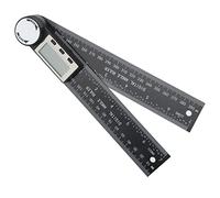 Horett Righello Angolare Digitale, Portata 360°, Risoluzione 0,05°, | Corpo in Plastica, Progetti di Falegnameria, Edilizia, Fai da Te, Display Digitale, compatibilità degli Strumenti,