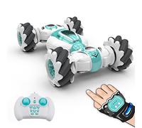 Horett S-012 RC Stunt Car Remote Control Watch Sensore di Gesti Deformabile Toy Cars Tutto Terreno Velocità 2.4GHz 4WD 360° Rotazione Whirligig Veicolo fuoristrada Regalo per bambini Bambini