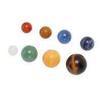 Horett Set da 8 Pezzi con Pietra di dei Pianeti del Solare | Giocattoli Modello Spaziale, Materiale di , per L'educazione dei Bambini, Pratica di Meditazione, Decorazioni per la Casa,