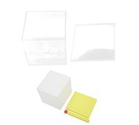 Horett Set di Assemblaggio Volume Geometria Plastica Blocchi di Conteggio | Sussidi Didattici per la Matematica, Materiale ABS, Compatibile con la Scuola Elementare, Modellazione di Forme, unità di