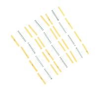 Horett Set di Induttori Ad Anello Colorato da 120 Pezzi Set di Induttori con Codice Kit a Banda Colorata 1/4W 12 Valori da 1UH a 1MH 10 Pezzi Ciascuno con 5 Anelli Colorati