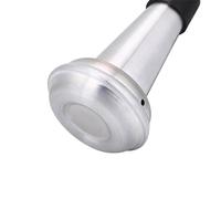 Horett Silenziatore per tromba in lega di alluminio, riduttore di rumore con bordo in gomma, 80% - 90% riduzione del rumore, leggero e resistente, per chi ama la musica