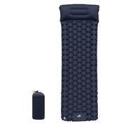 Horett Sleeping Pad Gonfiabile Leggero con Pompa Integrata per Zaino da Campeggio (LT29 Blu marino)