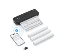 Horett Stampante portatile a trasferimento termico A4, wireless, USB, connessione con computer mobile, 56 mm, 77 mm, 107 mm, 210 mm, 216 mm, formato carta A5, per ufficio e scuola, compatibile con