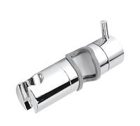 Horett Supporto per Soffione Doccia Regolabile in Altezza con Rotazione | Costruzione in ABS, Uso in Bagno, Staffa per Doccetta, Compatibile con Guida di Scorrimento, Impugnatura Antiscivolo,
