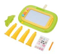 Horett Tavola da Disegno Magnetica, Pad per Schizzi cancellabile con 4 timbri, Giocattoli educativi per Bambini in età prescolare (Verde)