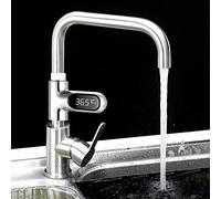 Horett Termometro doccia LED misuratore temperatura acqua display temperatura doccia digitale 0-100°C schermo rotante 360° sensore preciso 1/2 pollice senza batteria con luce 3 colori e