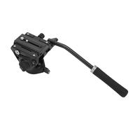 Horett Testa con manico regolabile per treppiede videocamera per riprese dinamiche ad angoli bassi e alti ad alta capacità, VH-02 compatibile con DSLR
