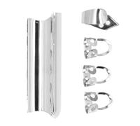 Horett Tone Bar Guitar Slide in Acciaio Inossidabile con Molletta per Pollice e Dito per Chitarre Elettriche Hawaiiane