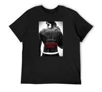 HOREUDAR 50 Cent Get Rich Or Die Trying Men T Shirt Men's Tops Tees Black L