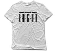 HOREUDAR Country Music Merle Haggard T Shirts for Men White XXL