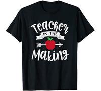 HOREUDAR Jiujing Men's Teacher in The Making Training Student Educator School Funny T-Shirt Personalized Unisex T-Shirt Black XL