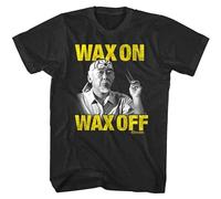 HOREUDAR Karate Kid Mr Miyagi Chopsticks Wax On Wax off Men's T Shirt Pat Morita Cobra Black 3XL