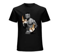 HOREUDAR Men's Roy Jones Jr Vs Mayweather Fight 2020 Cotton T Shirt Black 3XL