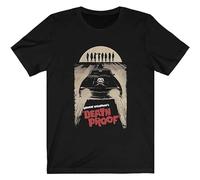 HOREUDAR MOD.4 Death Proof Stuntman Mike Car Skull Quentin Tarantino Retro Vintage Movie Driving School Camiseta T-Shirt Men's Man Black S
