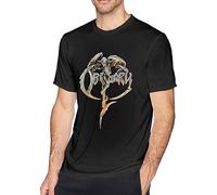 HOREUDAR Obitu-ARY Band Mens Tee Funny Short Sleeve T-Shirt Black L