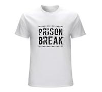 HOREUDAR T-Shirt Prison Break. TV Series Men's Man White XL