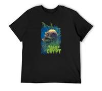 HOREUDAR Tales from The Crypt Men T Shirt Men's Tops Tees Black S