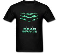 HOREUDAR The Art of Dead Space T Shirt for Men O-Neck Funny Tee Short Sleeve Black S