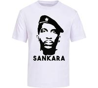 HOREUDAR Thomas Sankara Marxist Marxisim Burkina Faso Vintage Tee Shirts Unisex Tee Tees Shirt for Men White 3XL