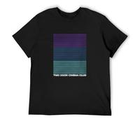 HOREUDAR Two Door Cinema Club Liner Men T Shirt Men's Tops Tees Black S