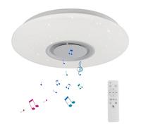 Horevo LED Plafoniere a led da Soffitto Telecomando Luci with Bluetooth Oratore Multi Color Cambiamento e Dimmerabile, 36W 50cm, Bianco/Caldo 3000K-6500K, 3000LM, Smartphone APP (, Certificato CE)