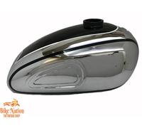 HOREX RESIDENT BLACK CHROME TANK MIT FULL BLACK BOTTOM