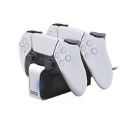 Hori - Base di ricarica doppia per controller wireless DualSense (PS5/PS4/PC)