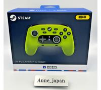 HORI Controller Wireless per Steam PC/Deck Giallo Neon Bluetooth Nuovo HPC-067