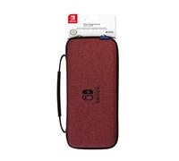 Hori Custodia semi-rigida Slim Tough Pouch Ufficiale per Nintendo Switch OLED Rossa