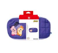 Hori Puff Pouch (nero) Custodia da trasporto per Nintendo Switch 2 - Licenza ufficiale da Nintendo, Kirby & Waddle Dee, medie dimensioni