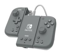 HORI Split Pad Compact Attachment Set (Cenere) Controller ergonomico per la modalita' portatile con adattatore cablato per Nintendo Switch/OLED - Licenza ufficiale Nintendo