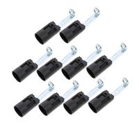 HORIALENCE 10 Pezzi Portacandelabro E14 Supporto, Base Del Candelabro in Lega Di Zinco e Plastica, Portalampada Per Candela Resistente Per Lampade Da Tavolo e Parete, Per Progetti Fai Da Te Casa