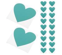 HORIALENCE 100 Pezzi Adesivi a Forma di Verde Rivestito da Grattare, Carta Autoadesiva per Personalizzare Biglietti, Elemento Sorpresa Divertente per Feste e Matrimoni