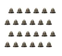 HORIALENCE 100 Pezzi Campanellini in Rame Bronzo per Decorazioni Natalizie, Piccoli Addobbi Creativi in Stile Delicato per Decorazioni Festive Interni