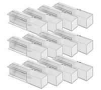 HORIALENCE 100 Pezzi Cuvette da Laboratorio Quadrate in Plastica 1,5ml, 4 Finestre Ottiche, per Analisi di Grandi Campioni e Laboratorio, Cuvette per Esperimento