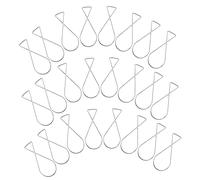 HORIALENCE 100 Pezzi Ganci Metallo per Soffitto Sospeso Clip Resistente Antiruggine per Piastrelle Controsoffitto Ganci Utility per Decorazioni e Lampade