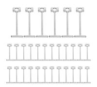 HORIALENCE 100 Pezzi Perno Livellatore per Piastrelle in Metallo Argento Foro da 1,5mm, Strumento Regolatore per Livellamento Piastrelle su Pareti e Soggiorni