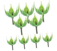 HORIALENCE 100Pezzi Artificiali per Fai da Te Sepali Realistici per Creazioni Bouquet e Regali Materiale Duraturo e Decorativo per Saponi Fai da Te