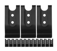HORIALENCE 15 clip metalliche per cintura per custodia del telefono - Clip metalliche con doppio foro per marsupio, portafoglio, pantaloni - Parti di montaggio con gancio e fibbia per custodia