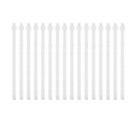 HORIALENCE 16 aste per pulsante di scarico del WC, ricambio per pulsante di scarico della cassetta del WC, parti in plastica per di, aste di prolunga filettate per riparazione della cassetta